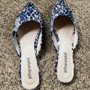 Jeffrey Campbell embroidered mules